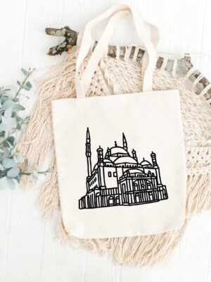 Citadel of Cairo Printed Tote