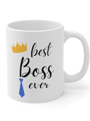 Best Boss Ever Tie Mug