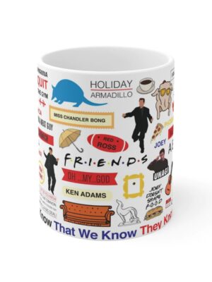 Friends TV Show Pattern Printe