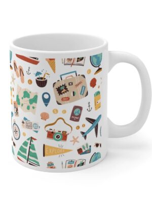 Travel Illustrations Printed C
