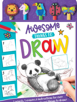 5 Pencil Set Awesome Things Dr