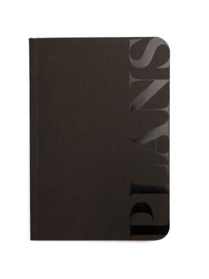 A5 Black Undated Planner Soft