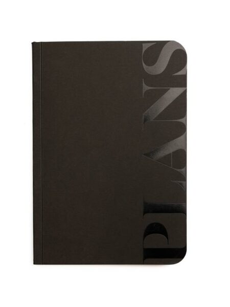 A5 Black Undated Planner Soft