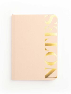 A5 Nude Ruled Notebook