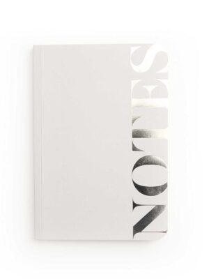 A5 Grey Ruled Notebook