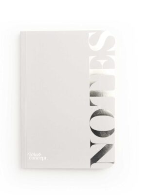 A5 Grey Blank Notebook