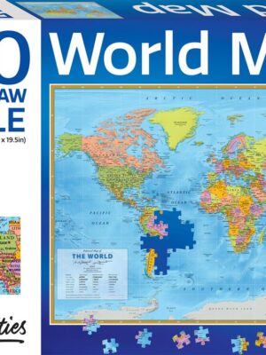 World Map 500 piece