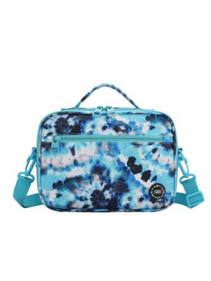 Turquoise Tie Dye Lunch Bag