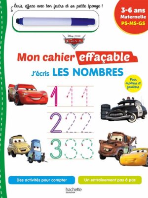 Mon Cahier Effacable Je Compte