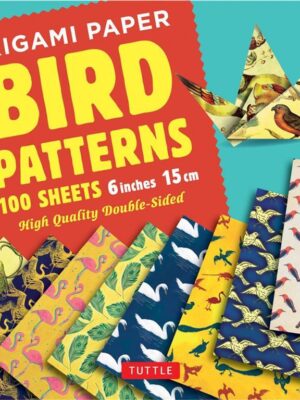 Origami Paper: 100 sheets Bird Patterns