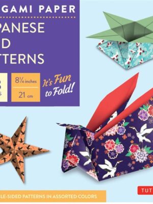 Origami Paper: Japanese Bird Patterns (48 Sheets)