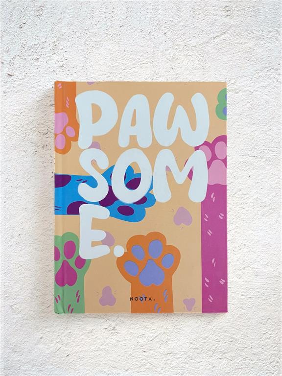 Pawsome A6 Hardcover Notebook