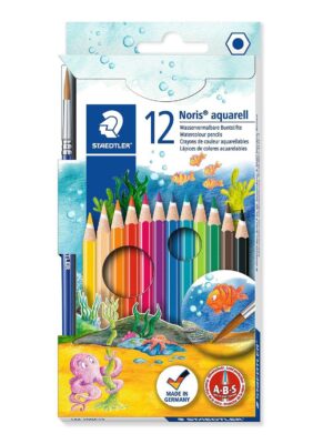 12 Assorted Aquarell Colours