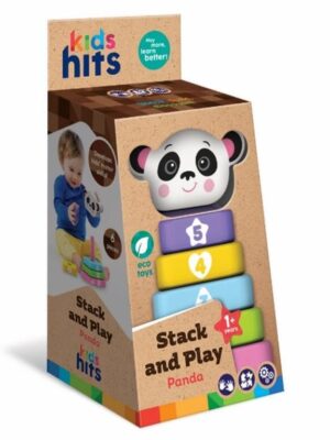 Wooden Stack and Play Panda