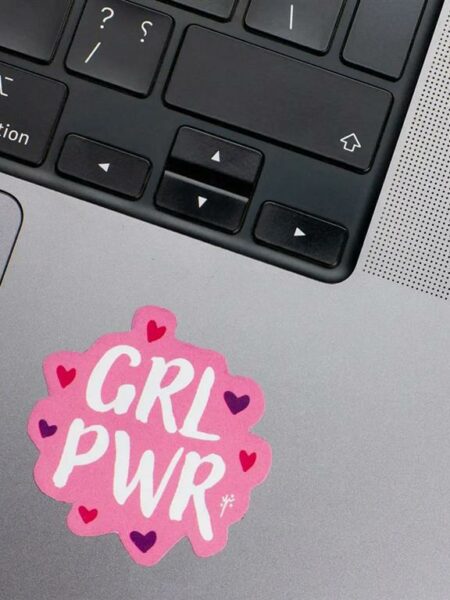 Grl pwr Laptop Sticker