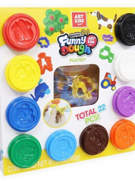 Funny Dough Set Playset 22Pcs