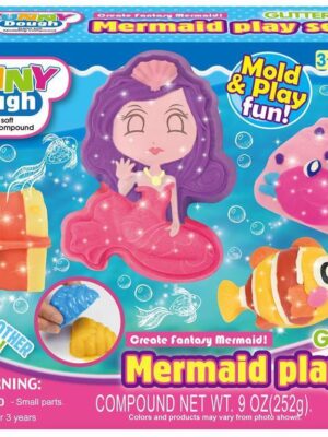 Funny Dough Glitter Mermaid Play Set