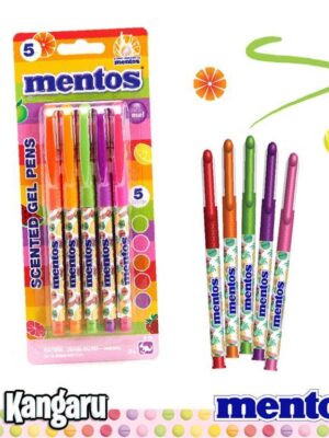 Gel Pens 5 Colors Mentos Scented