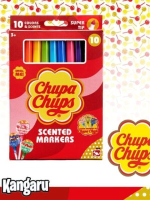 Scented Super Tip Markers 10 Colors Chupa Chups