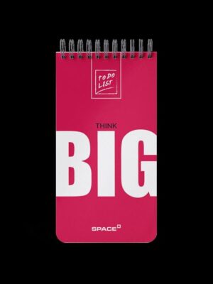 Think Big Lined 16x8.5 cm To Do List 65 Pages White Paper (7