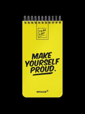 Proud Lined 16x8.5 cm To Do List 65 Pages White Paper (70 gm