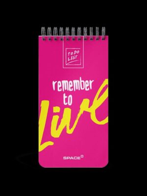 Remember to Live Lined 16x8.5 cm To Do List 65 Pages White P