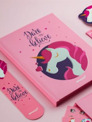 Dare to Believe Lined 20.5x15 cmt 96 Pages Pink Paper (80 gm