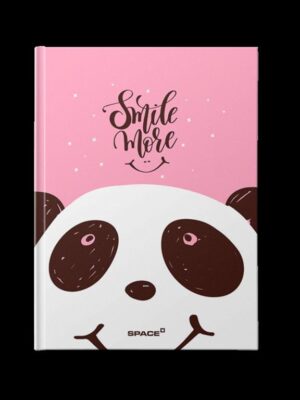 Smile More Lined 20.5x15 cm 96 Pages Pink Paper (80 gm) Hard