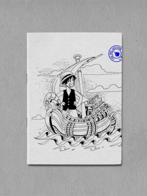 A5 Lined One Piece Monkey D. Luffy