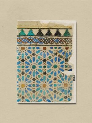 A5 Blank Islamic Patterns 7 Vintage blank