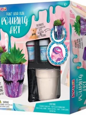 Paint Your Own Pouring Art-Garden