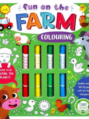 Fun On The Farm Colouring (Book and Colouring Pens)