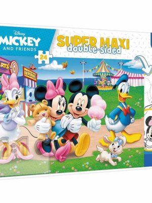 Mickey at the fairground / Disney Puzzle 24 SUPER MAXI