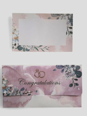 Bride&Groom Envelope with matching Card