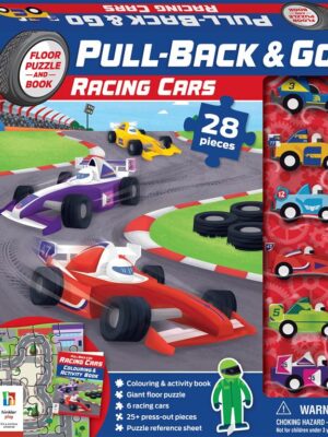 Pull-Back & Go: Racing Cars (Floor Puzzle, 6 Racing Cars & A