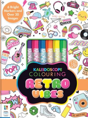 Kaleidoscope Colouring Kit: Retro Vibes