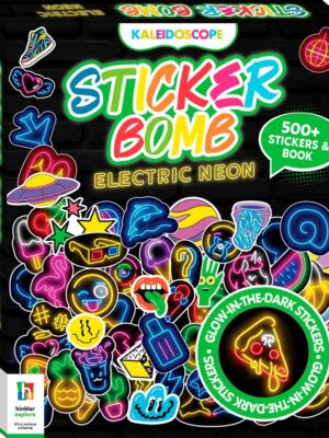 Kaleidoscope Sticker Bomb: Electric Neon