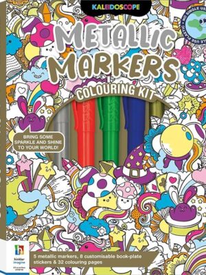 Kaleidoscope Colouring Kit: Metallic Markers