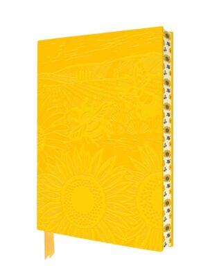 Kate Heiss: Sunflower Fields Artisan Art Notebook (Flame Tre