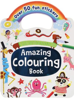 Amazing Colouring Book (Over 50 Fun Stickers)