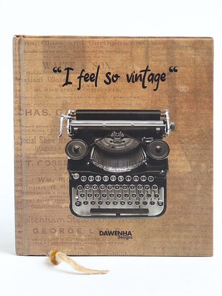 I feel so Vintage Notebook (SKU: V-12) 16x16 cm - 200 Pages