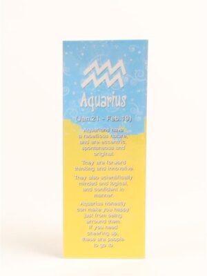 I&Y Aquarius Bookmark 21 Jan - 19 Feb