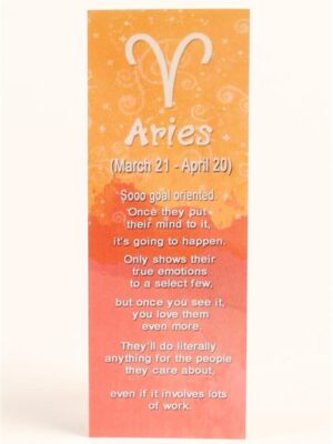I&Y Aries Bookmark 21 Mar - 20 Apr