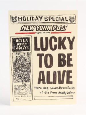 A4 Poster Lucky to be