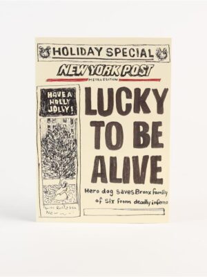 Post card Lucky to be