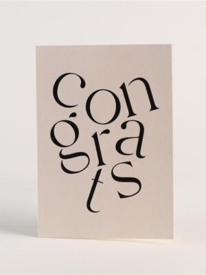 Congrats Greeting Card