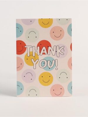 Thank you Smileys Greeting Card