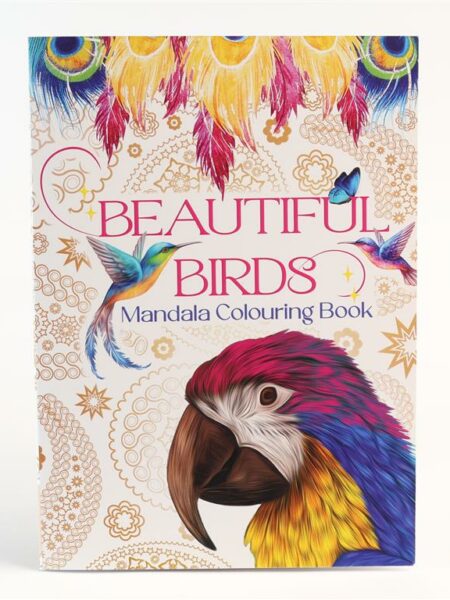 A4 Birds Colouring Book -40 Drawings Pages