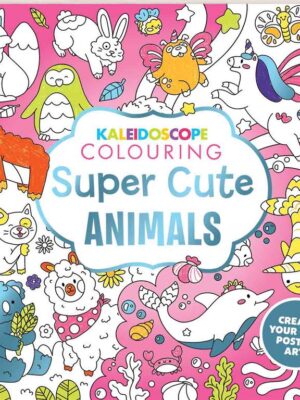 Kaleidoscope Colouring: Super Cute Animals