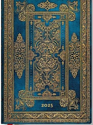 Blue Luxe (Luxe Design) Mini 12-month Verso Hardback Dayplan